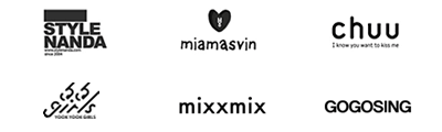 stylenanda, miamasvin, chuu, 66girls, mixxmix, gogosing